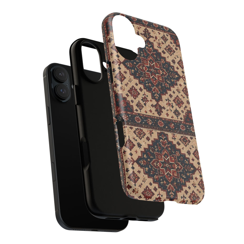 Cream of The Crop Afghan Rug Tough Phone Case