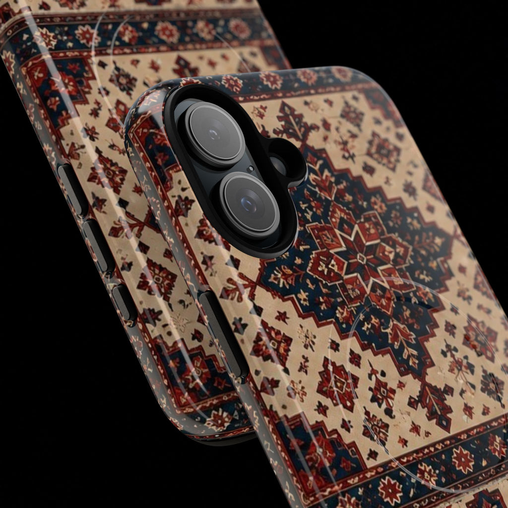 Cream of The Crop Afghan Rug Tough Phone Case