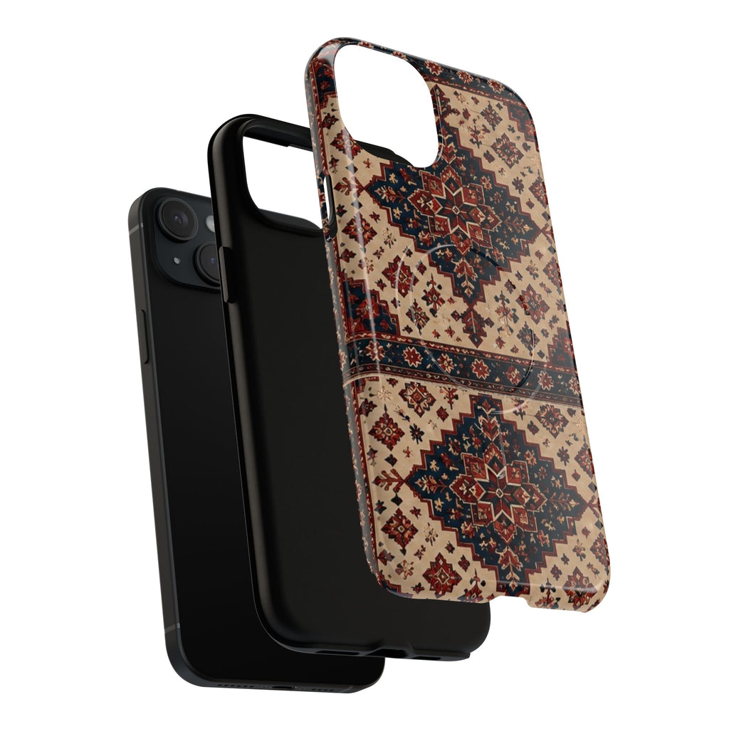 Cream of The Crop Afghan Rug Tough Phone Case