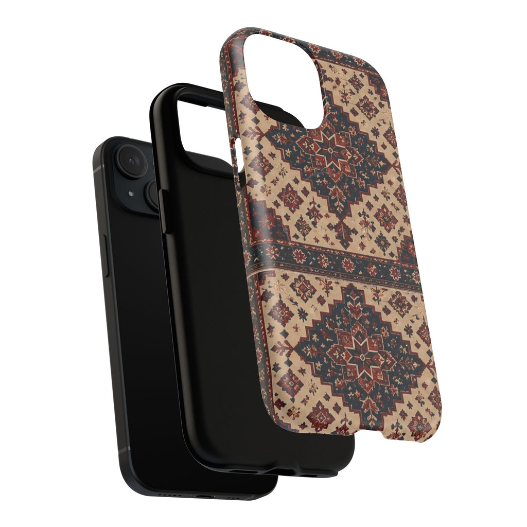 Cream of The Crop Afghan Rug Tough Phone Case