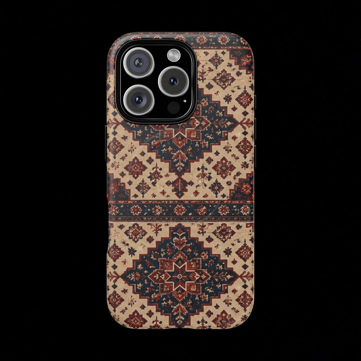 Cream of The Crop Afghan Rug Tough Phone Case