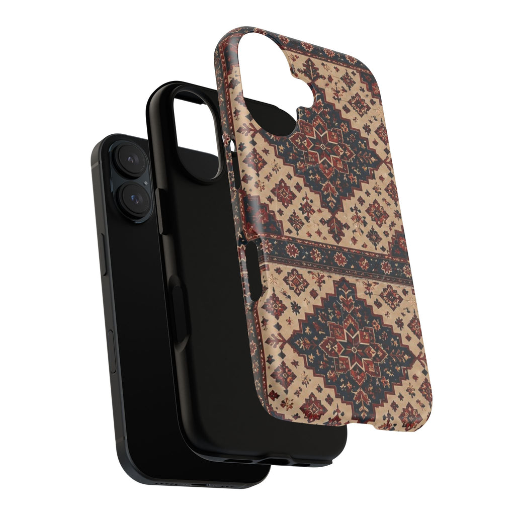Cream of The Crop Afghan Rug Tough Phone Case