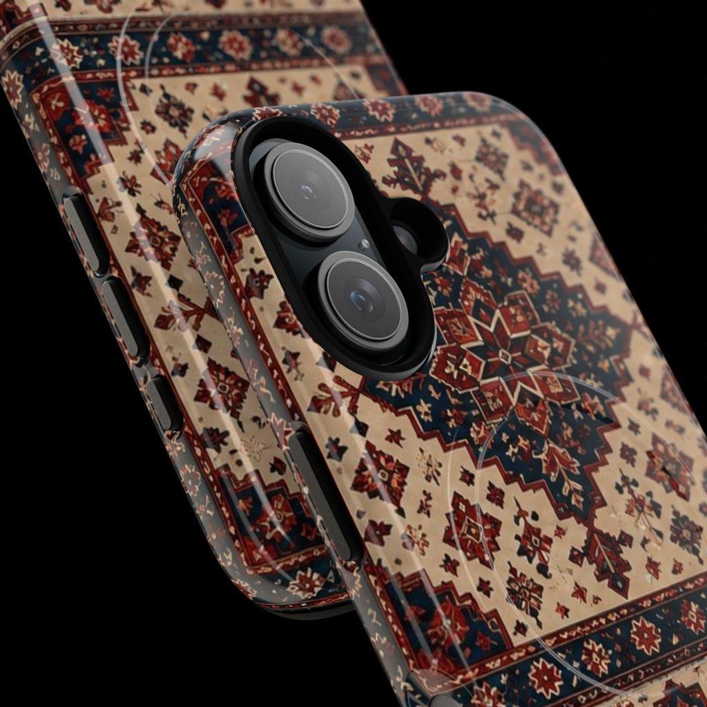 Cream of The Crop Afghan Rug Tough Phone Case