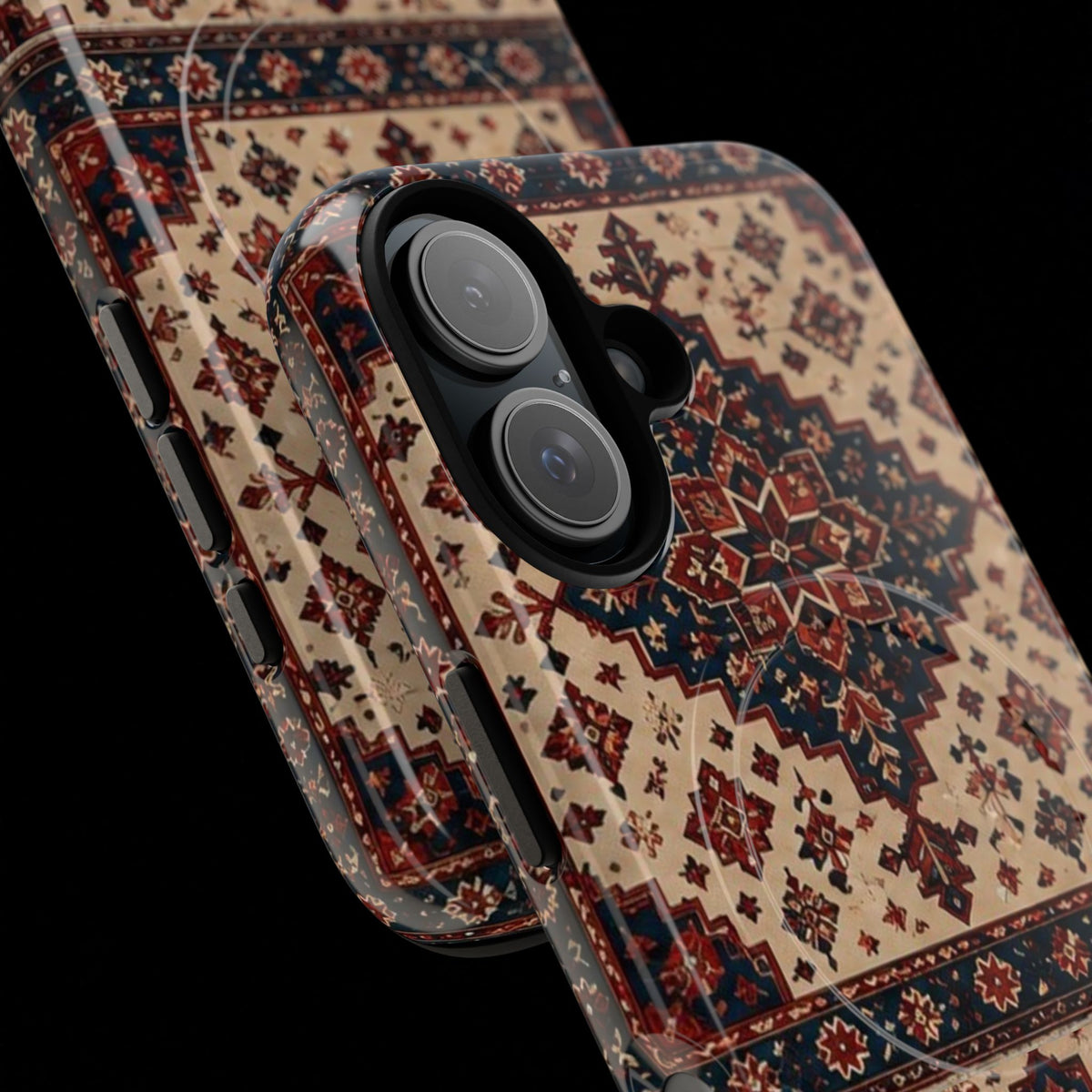Cream of The Crop Afghan Rug Tough Phone Case