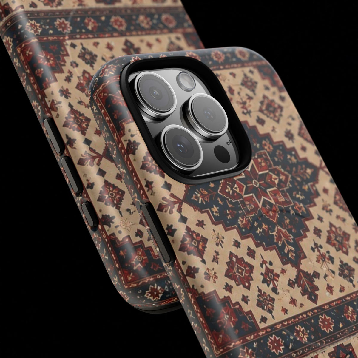 Cream of The Crop Afghan Rug Tough Phone Case