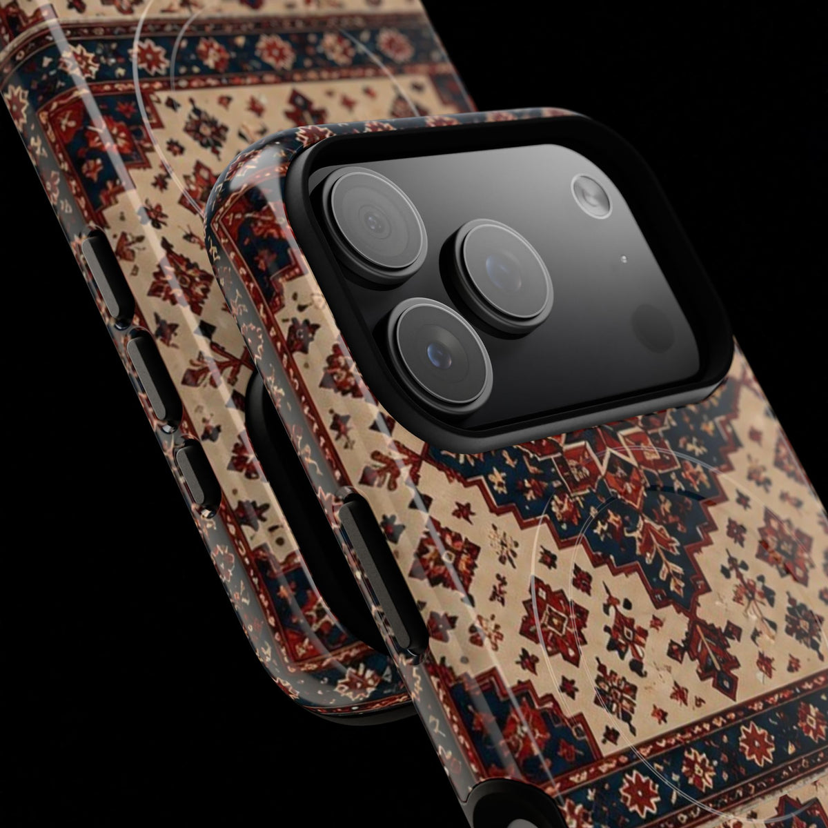 Cream of The Crop Afghan Rug Tough Phone Case