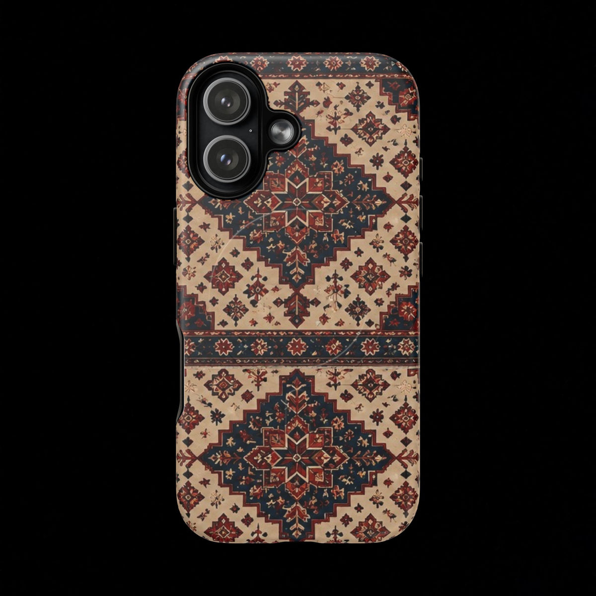 Cream of The Crop Afghan Rug Tough Phone Case