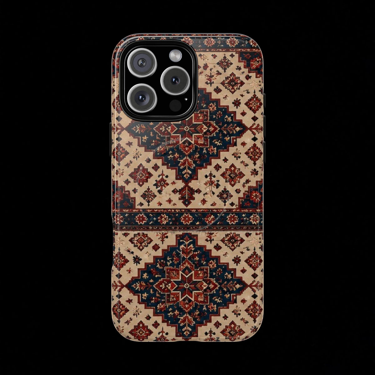 Cream of The Crop Afghan Rug Tough Phone Case