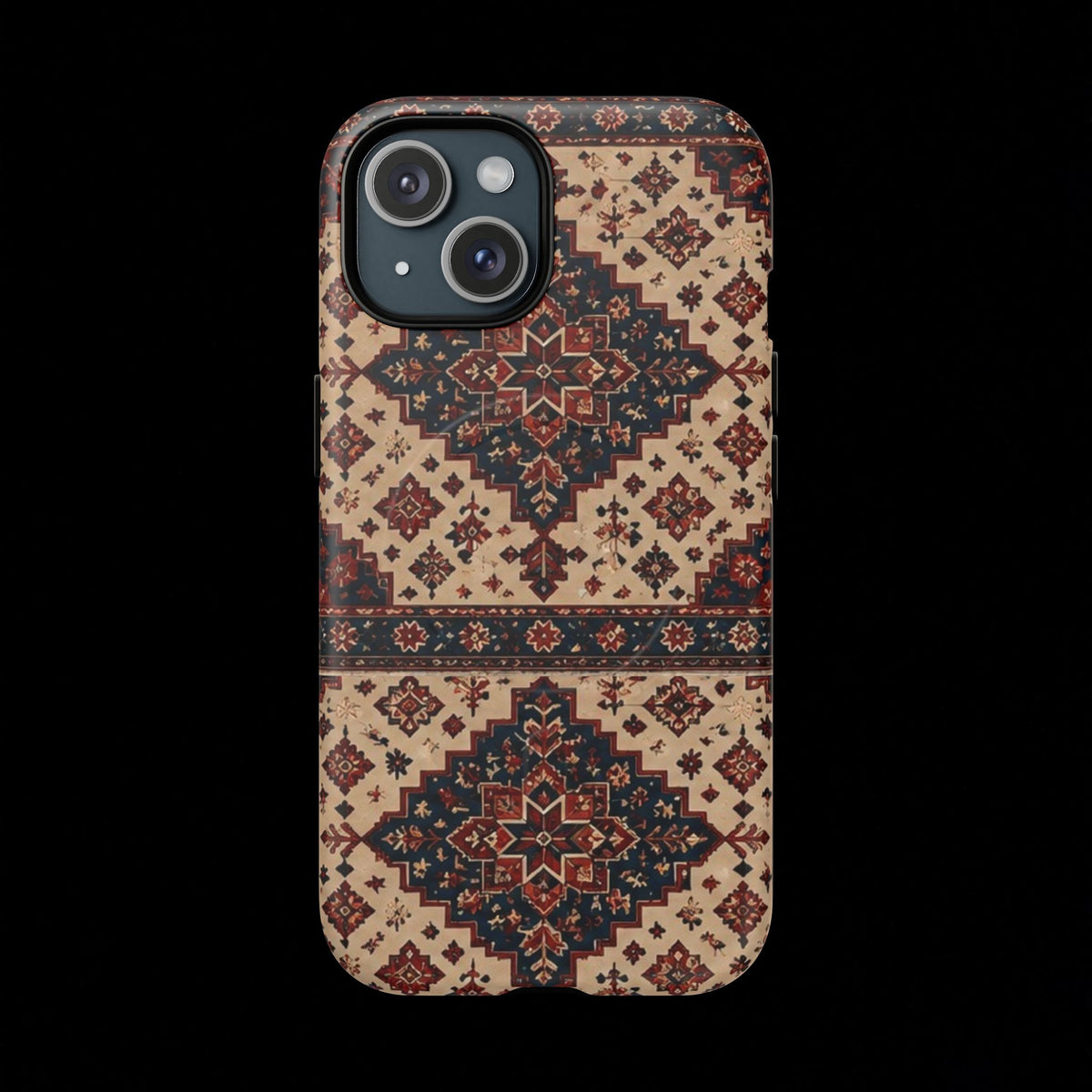 Cream of The Crop Afghan Rug Tough Phone Case