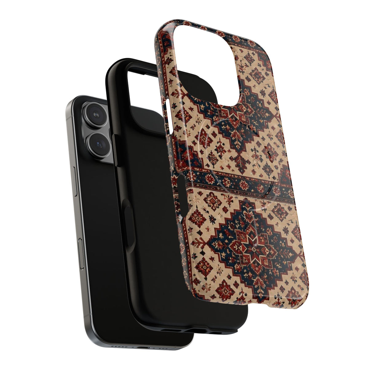Cream of The Crop Afghan Rug Tough Phone Case
