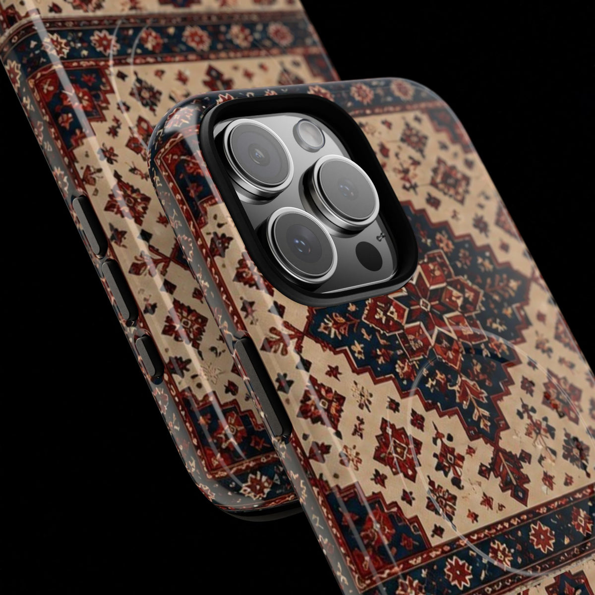 Cream of The Crop Afghan Rug Tough Phone Case