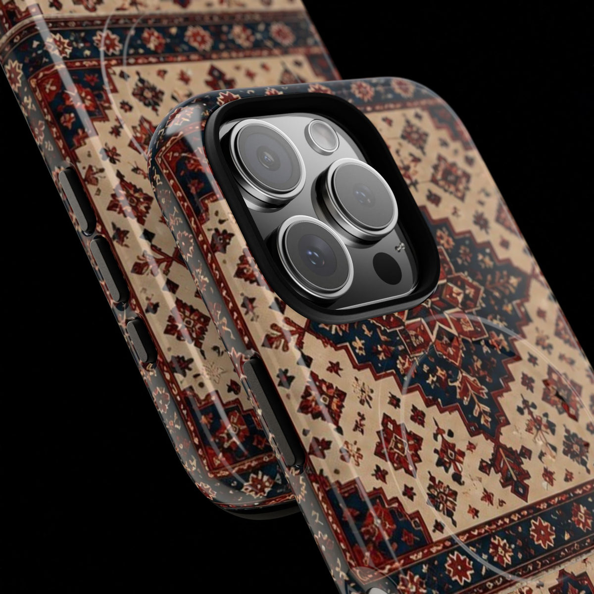 Cream of The Crop Afghan Rug Tough Phone Case