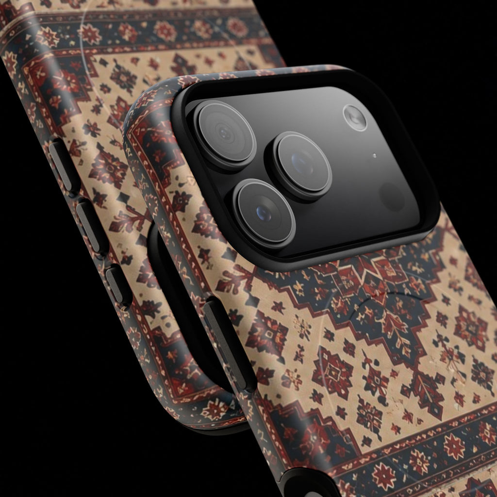 Cream of The Crop Afghan Rug Tough Phone Case