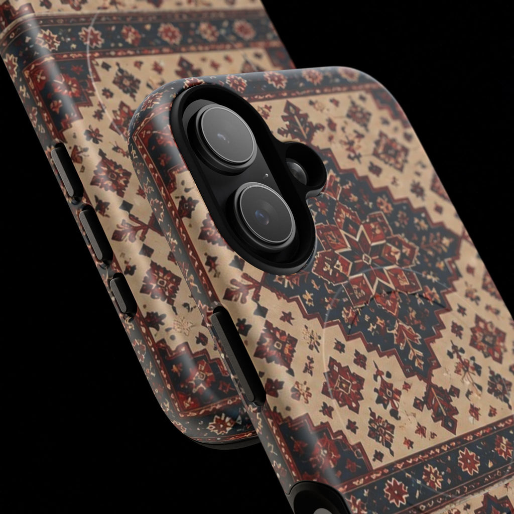 Cream of The Crop Afghan Rug Tough Phone Case