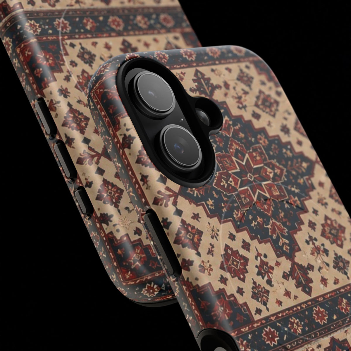 Cream of The Crop Afghan Rug Tough Phone Case
