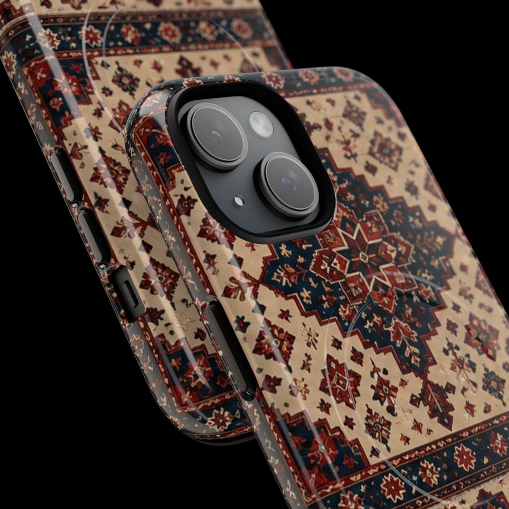 Cream of The Crop Afghan Rug Tough Phone Case
