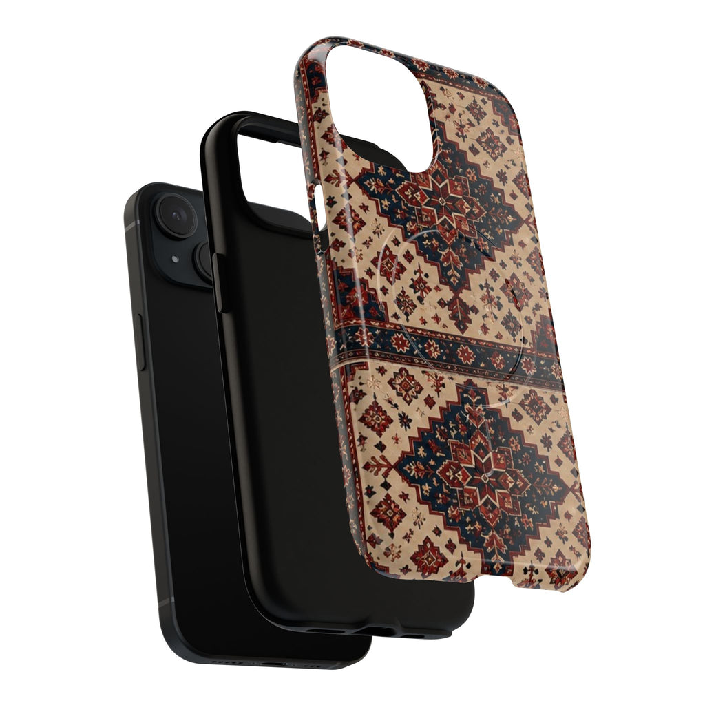 Cream of The Crop Afghan Rug Tough Phone Case