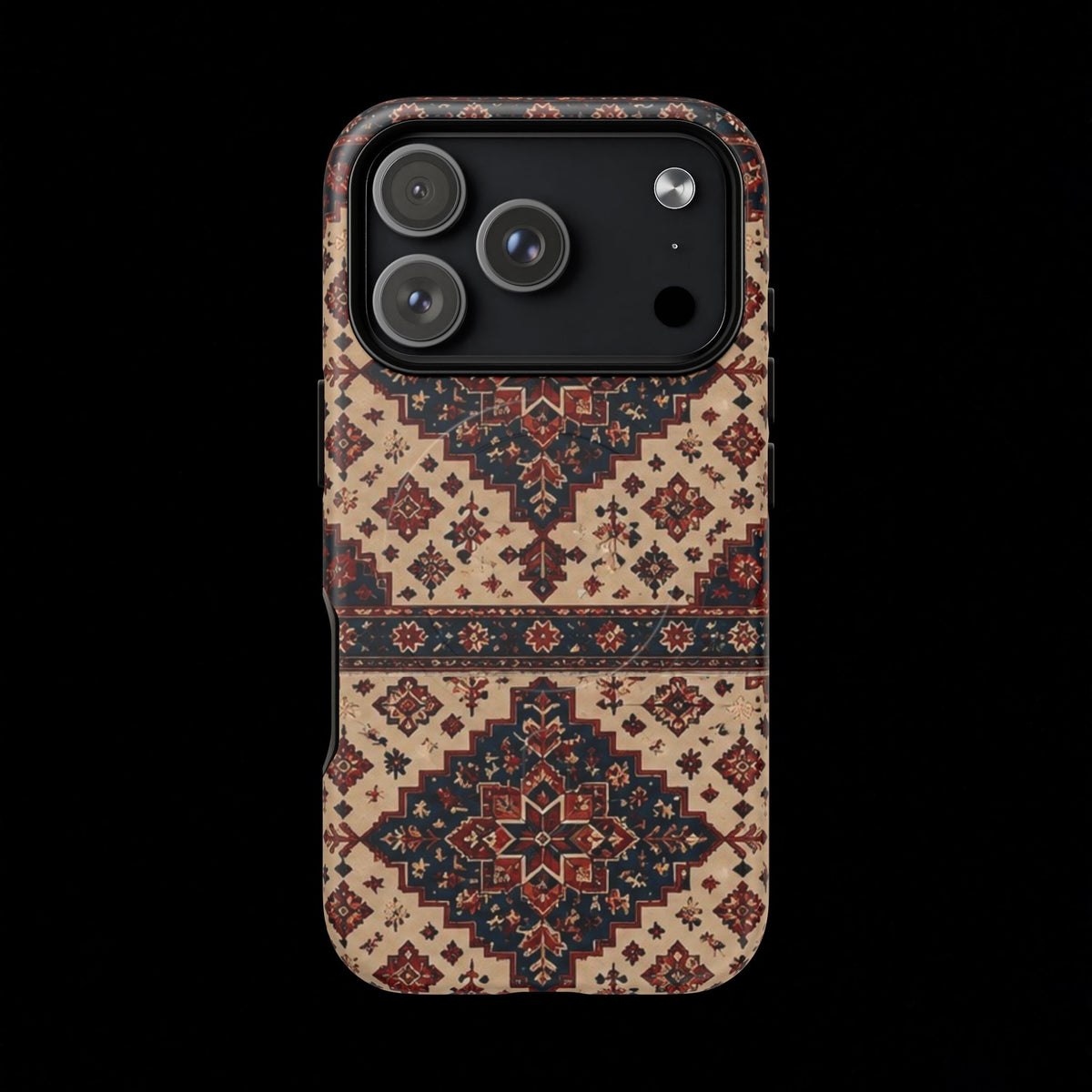 Cream of The Crop Afghan Rug Tough Phone Case