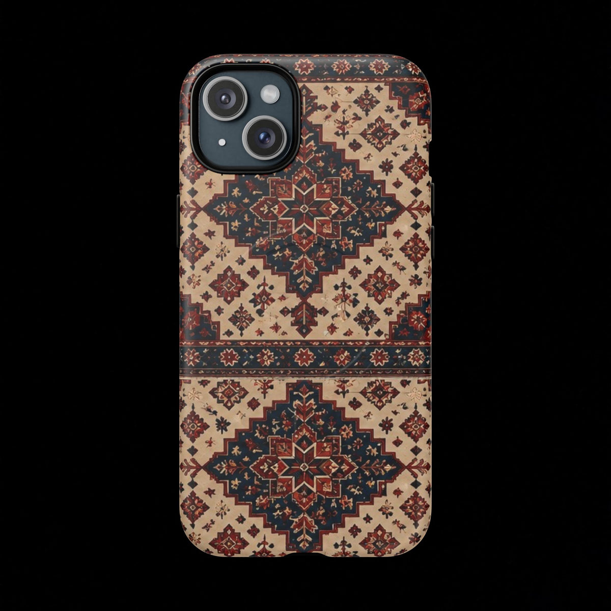 Cream of The Crop Afghan Rug Tough Phone Case