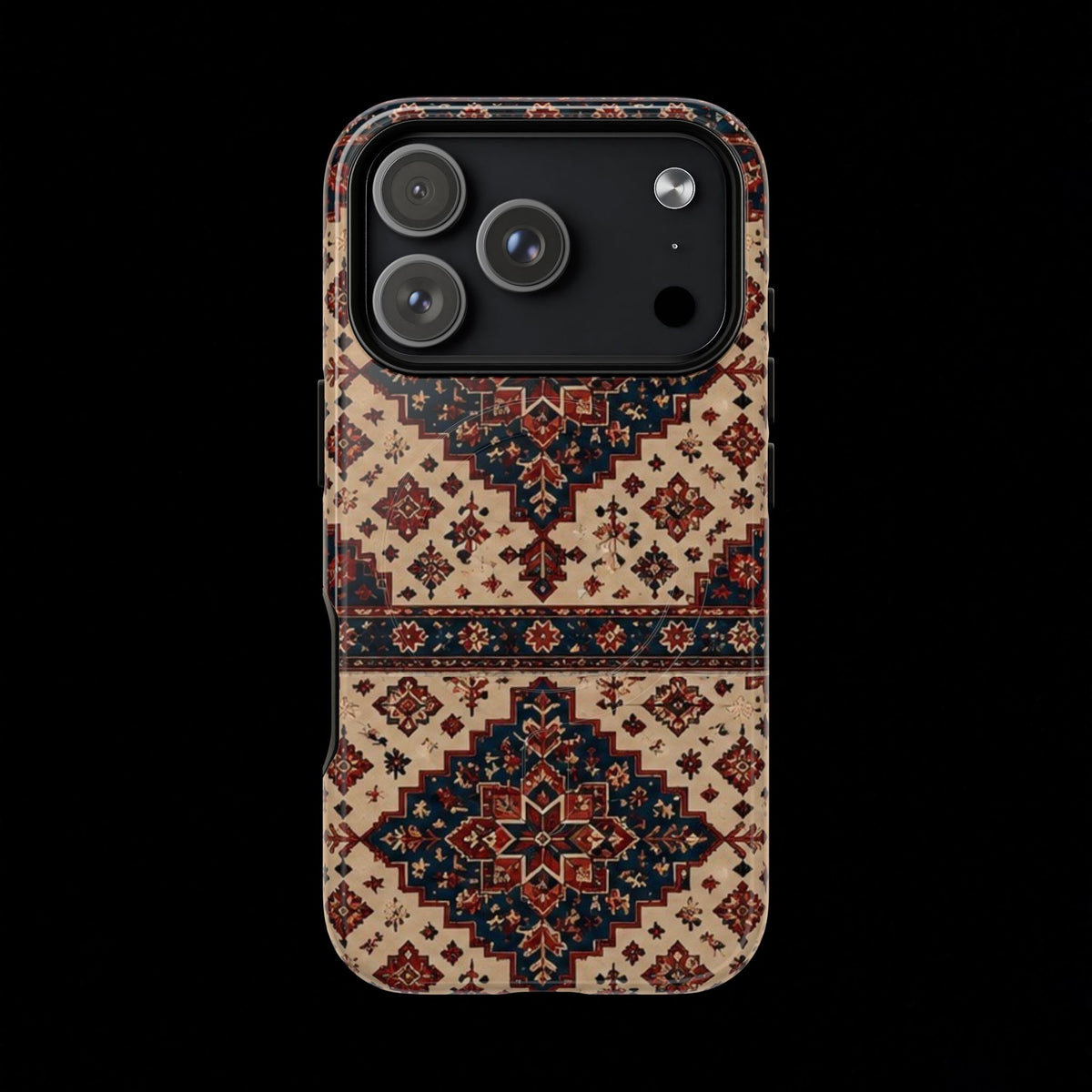 Cream of The Crop Afghan Rug Tough Phone Case