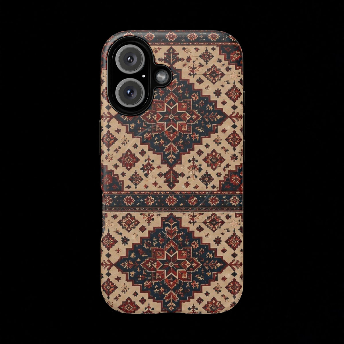 Cream of The Crop Afghan Rug Tough Phone Case