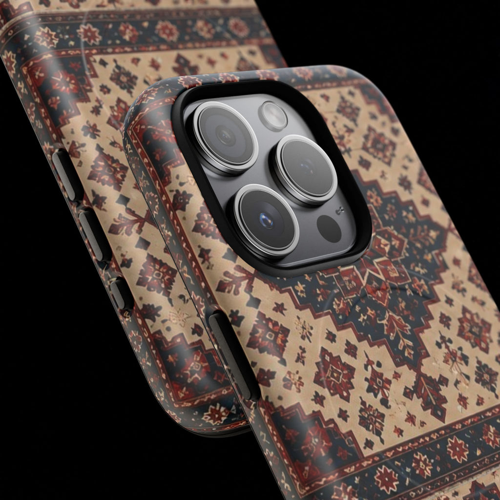 Cream of The Crop Afghan Rug Tough Phone Case