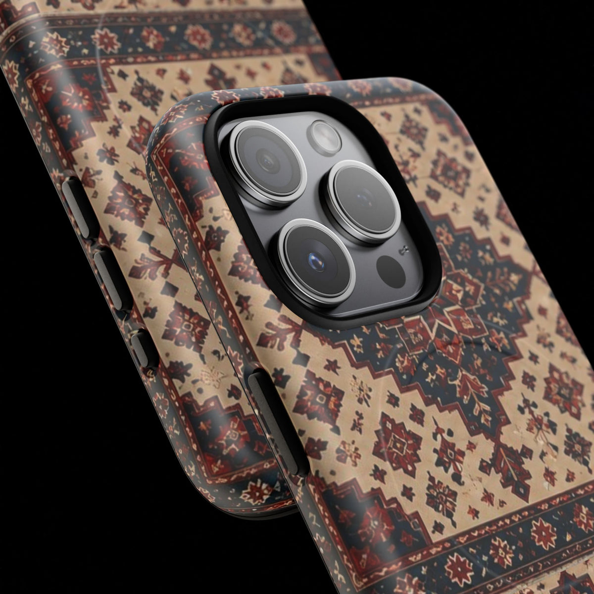 Cream of The Crop Afghan Rug Tough Phone Case
