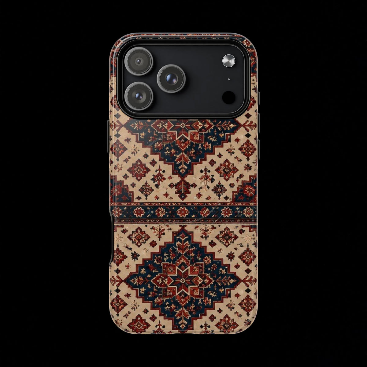 Cream of The Crop Afghan Rug Tough Phone Case