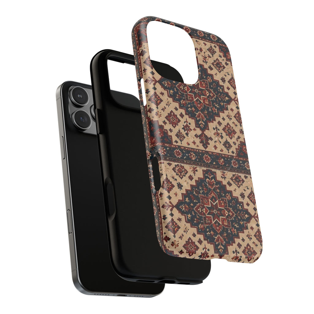 Cream of The Crop Afghan Rug Tough Phone Case