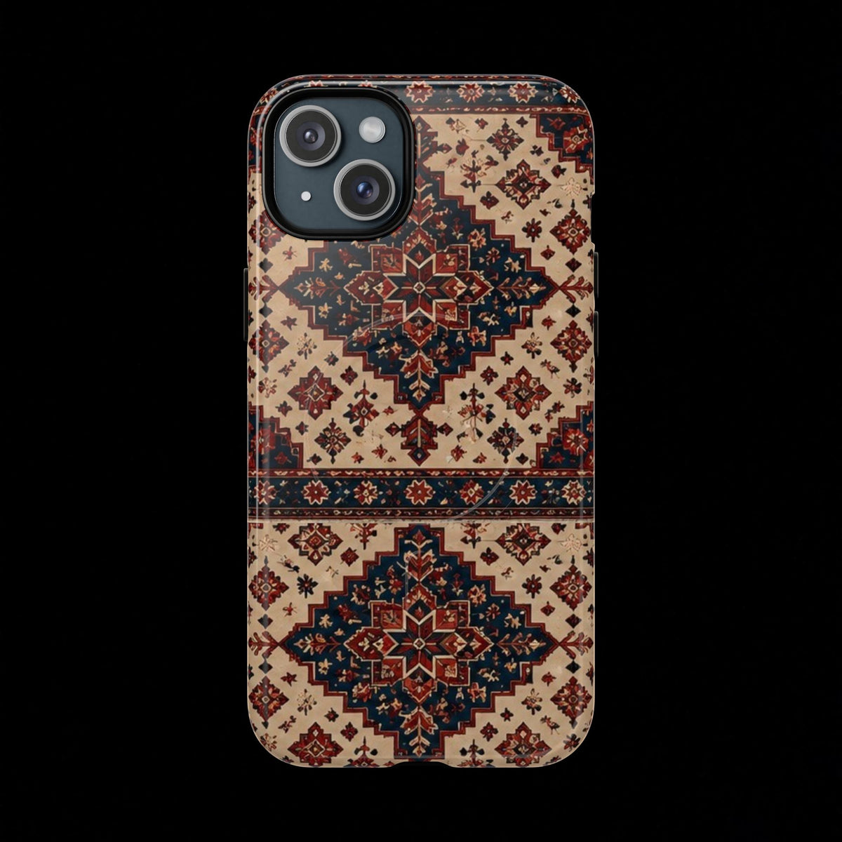 Cream of The Crop Afghan Rug Tough Phone Case