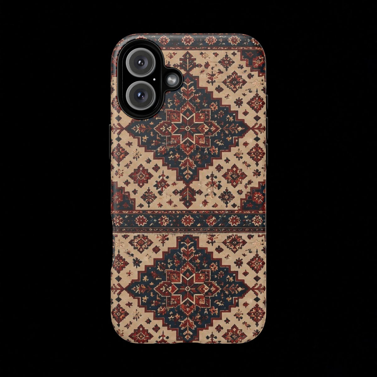 Cream of The Crop Afghan Rug Tough Phone Case
