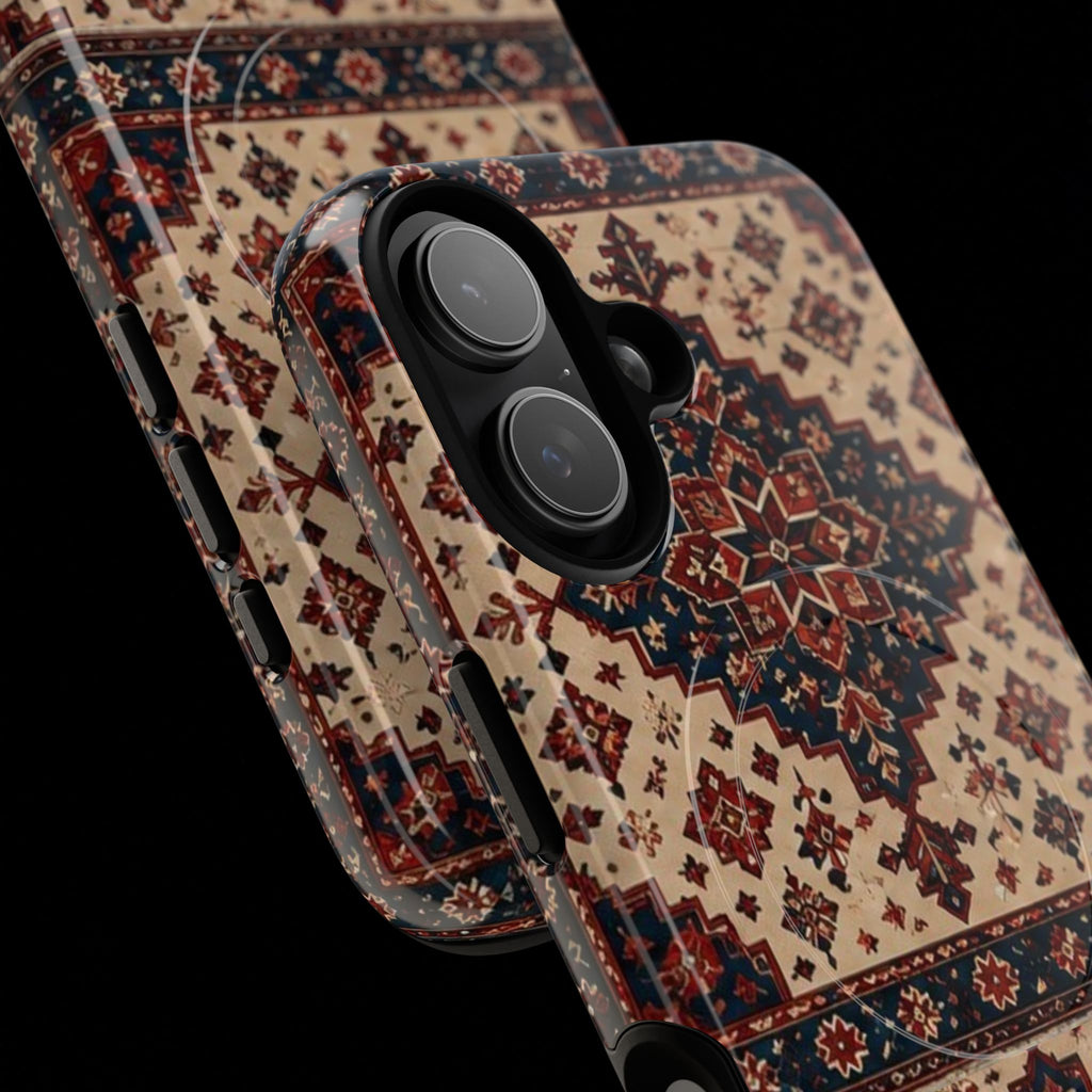 Cream of The Crop Afghan Rug Tough Phone Case