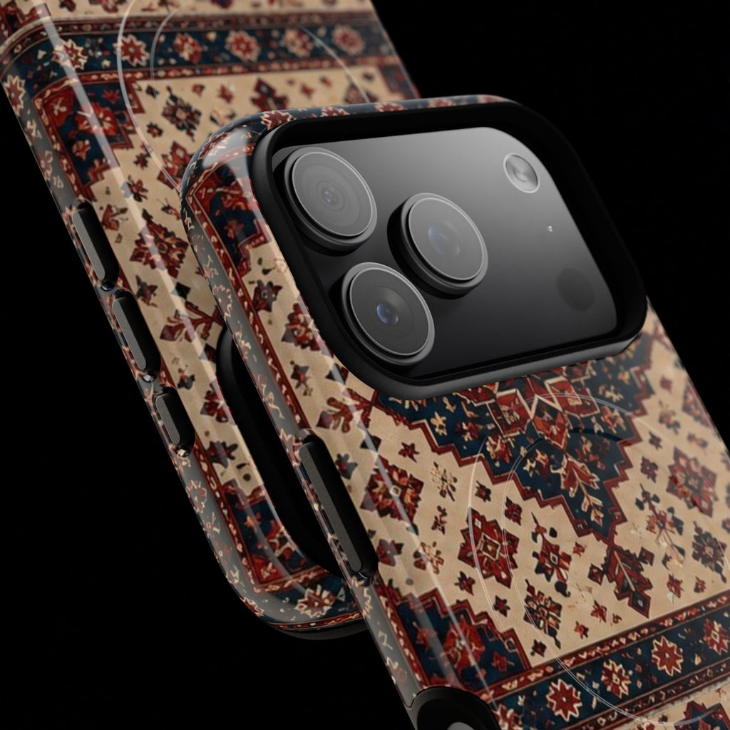Cream of The Crop Afghan Rug Tough Phone Case