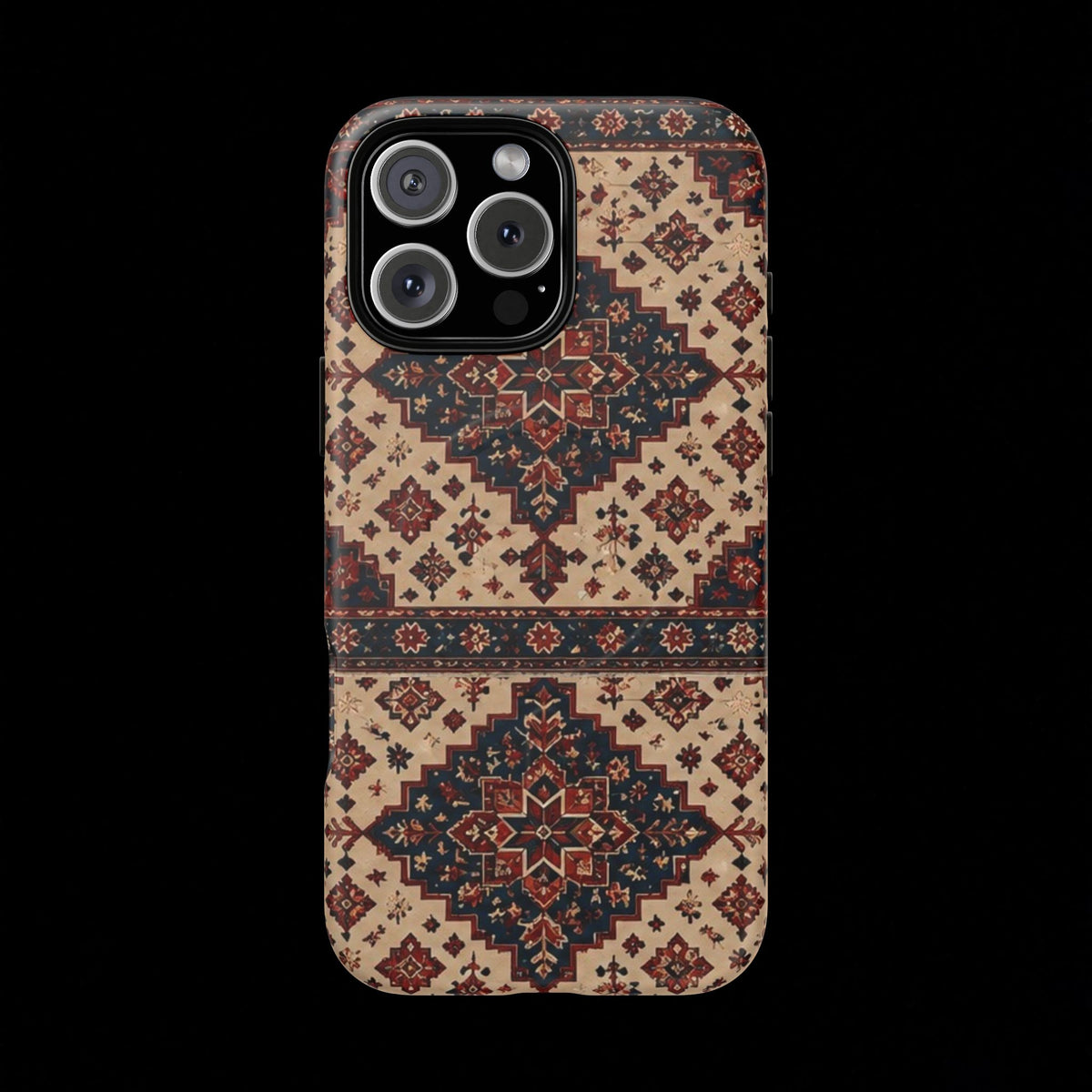 Cream of The Crop Afghan Rug Tough Phone Case