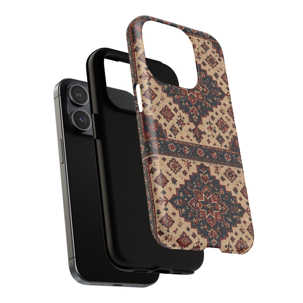 Cream of The Crop Afghan Rug Tough Phone Case