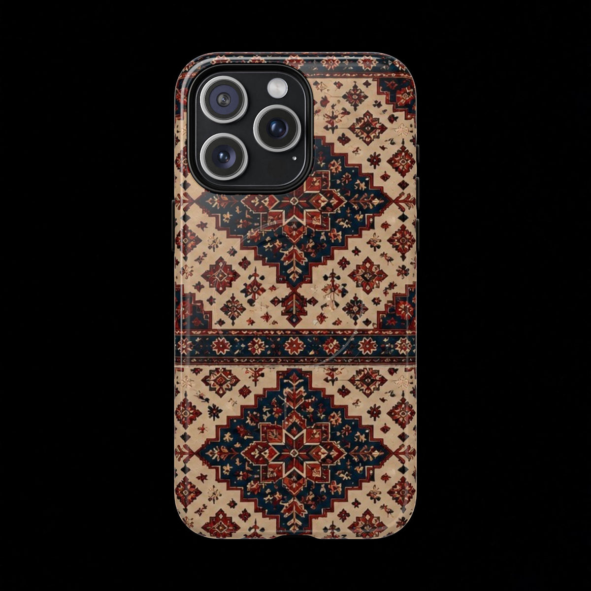 Cream of The Crop Afghan Rug Tough Phone Case