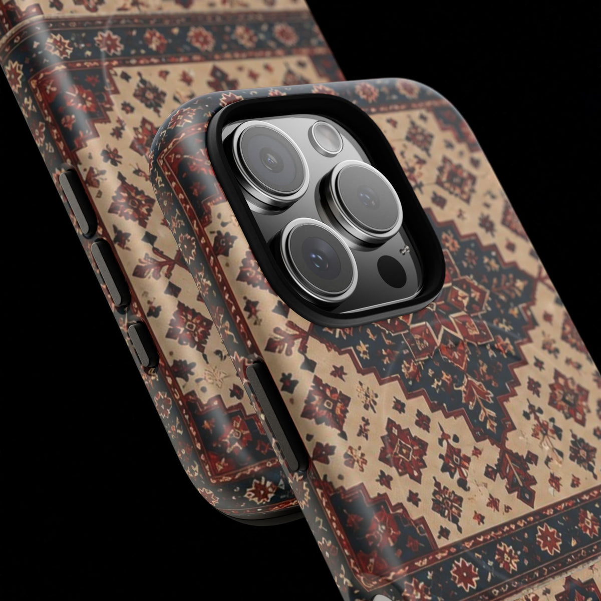 Cream of The Crop Afghan Rug Tough Phone Case
