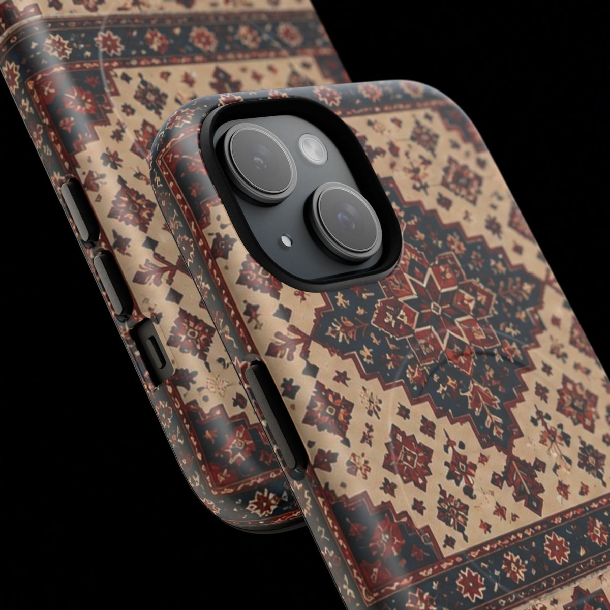 Cream of The Crop Afghan Rug Tough Phone Case