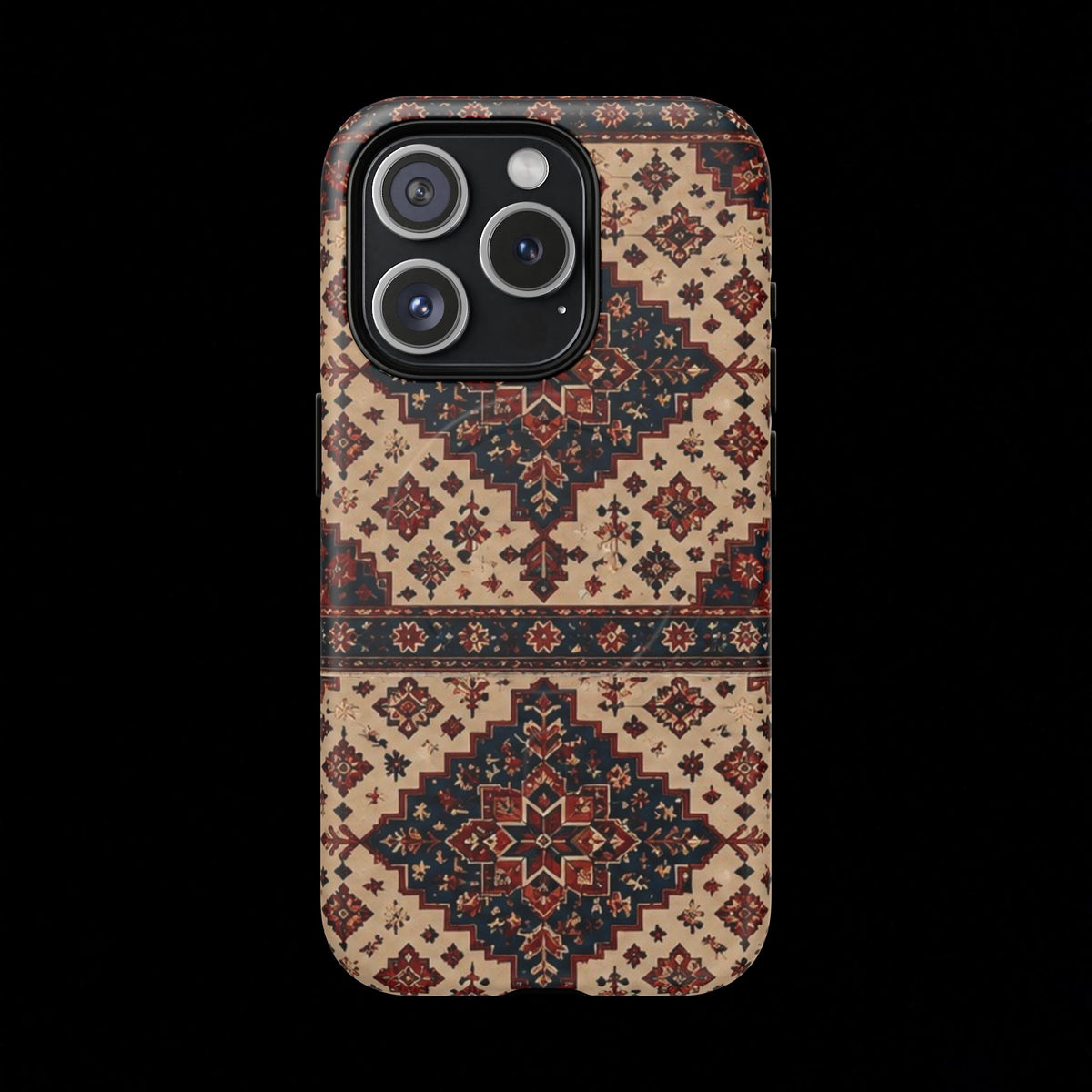Cream of The Crop Afghan Rug Tough Phone Case