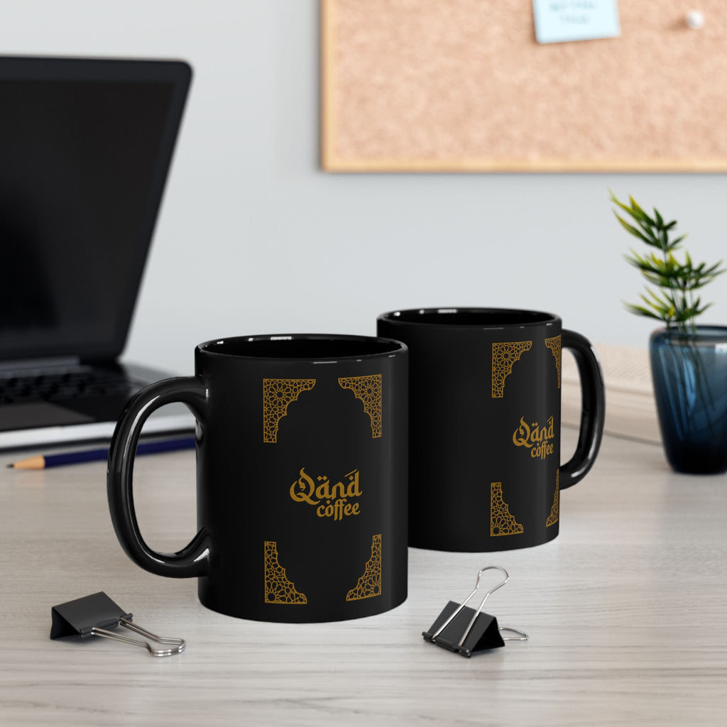 Qand Black Mug (11oz, 15oz)