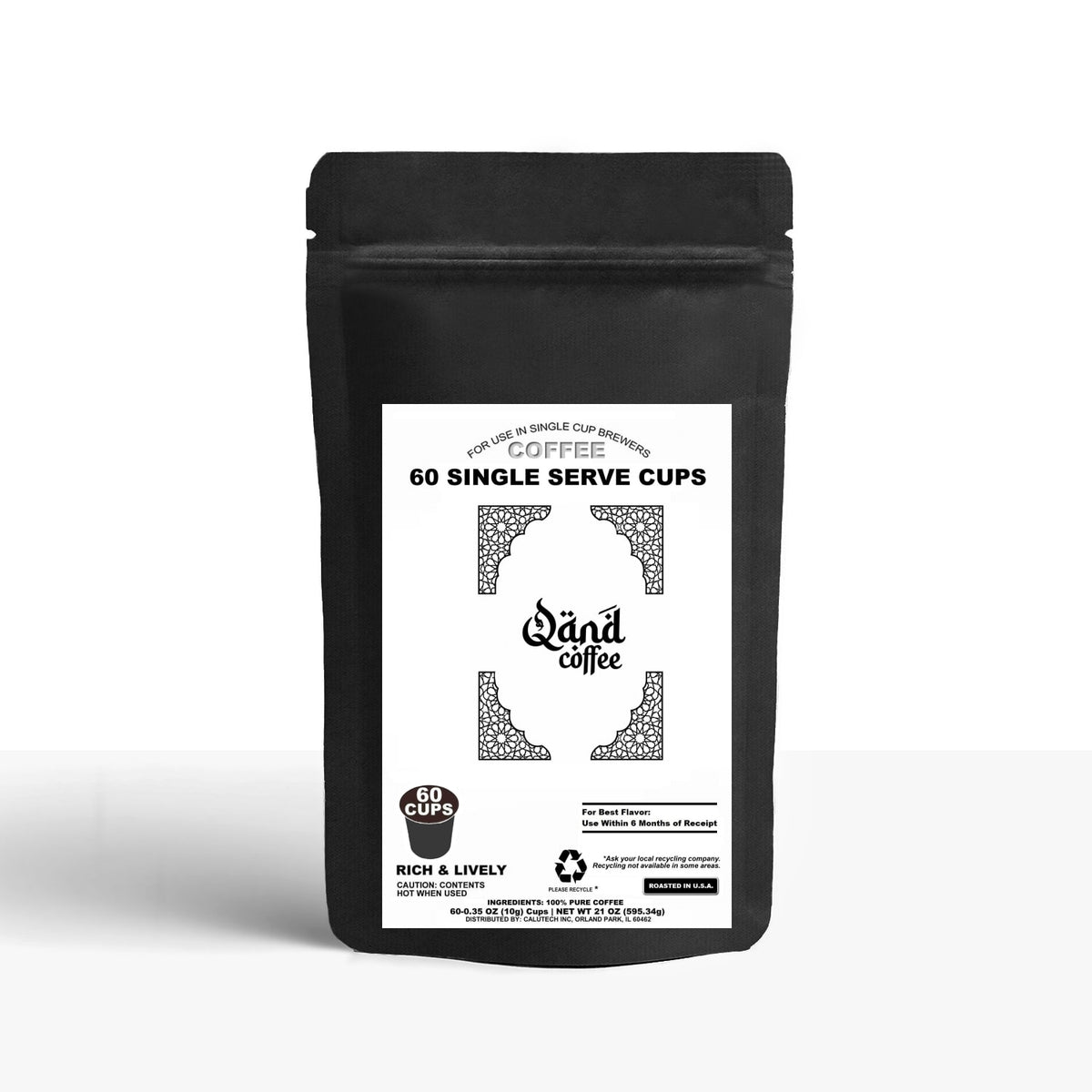60 Pack Single Serve Coffee Capsules